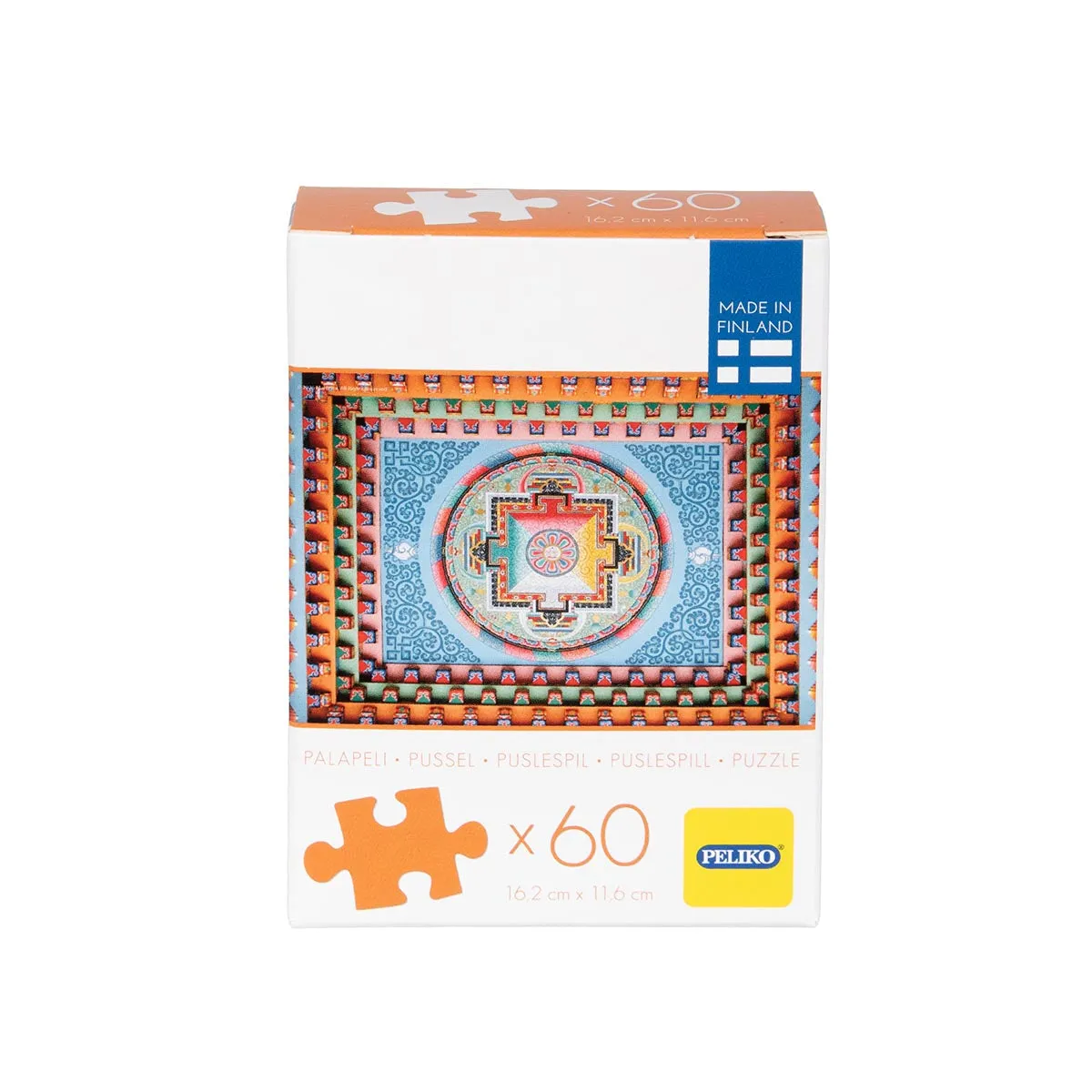 Peliko Minipuzzle Mandala puzzle 60 pezzi 16 cm