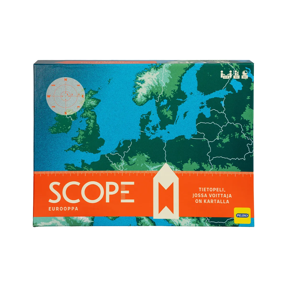 Peliko Scope gioco quiz su mappa edizione finlandese