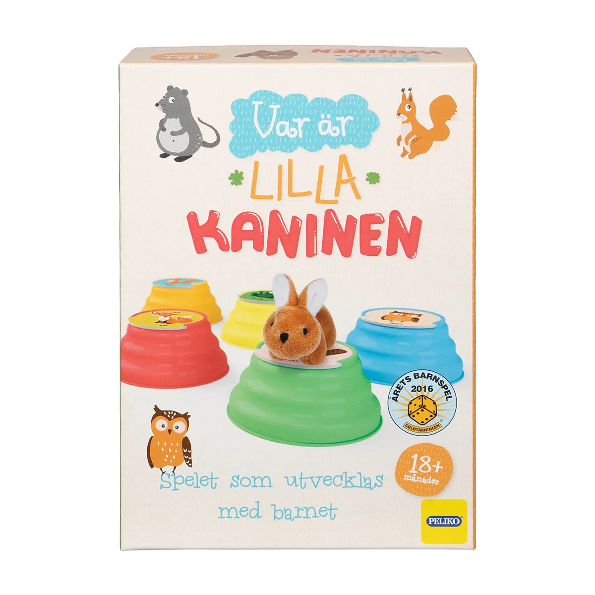 Peliko Lilla Kaninen gioco per bambini 18 mesi+ tazze