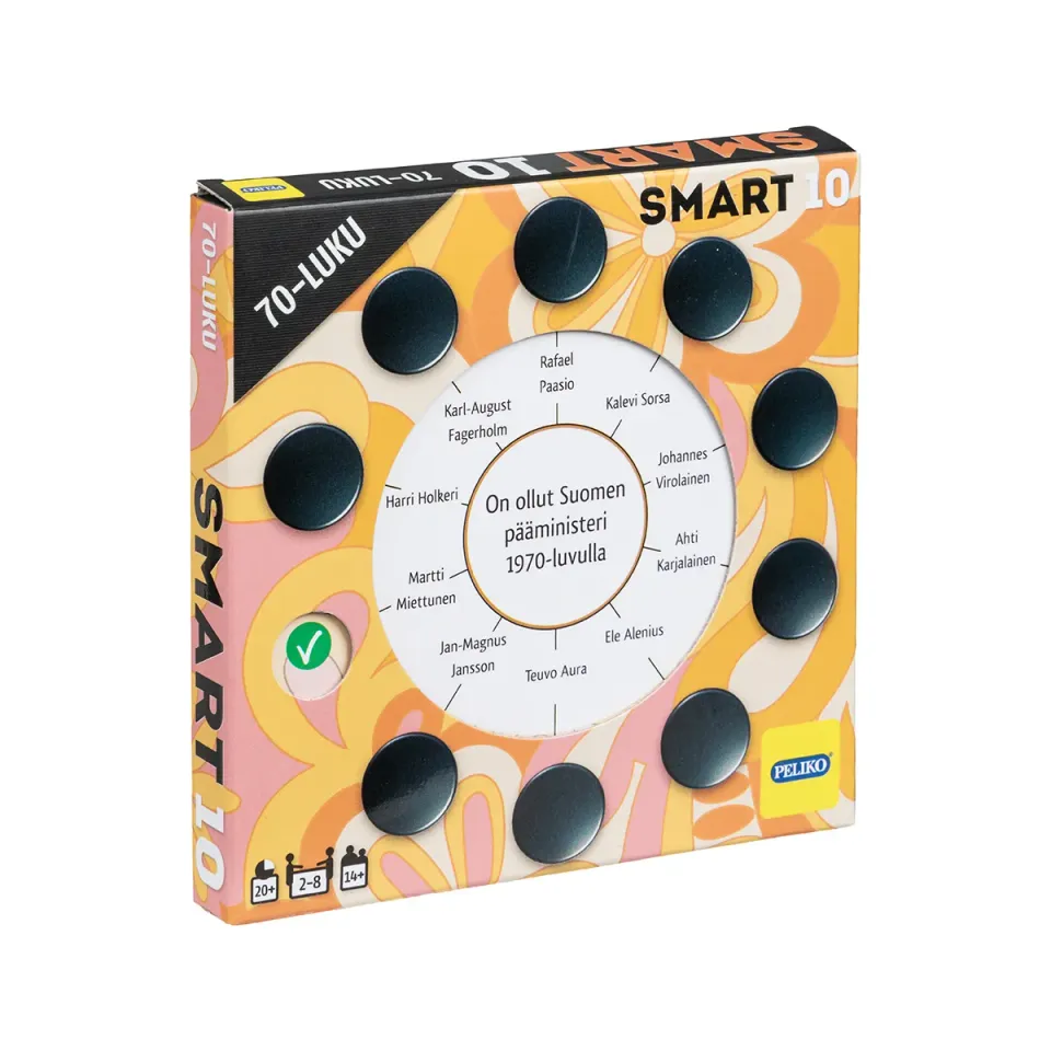 Smart10 Anni 70 domande finlandese per Smartbox