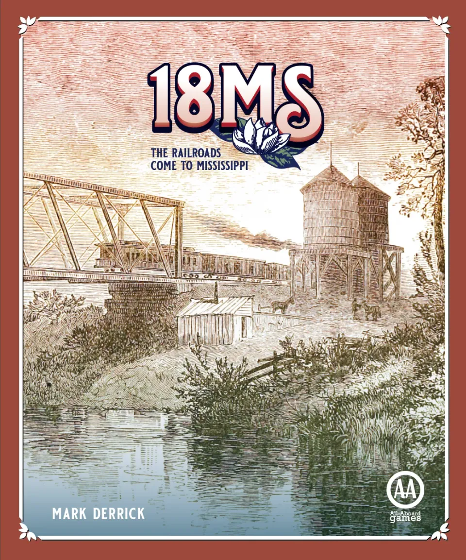 All-Aboard Games 18MS gioco da tavolo ferroviario Mississippi