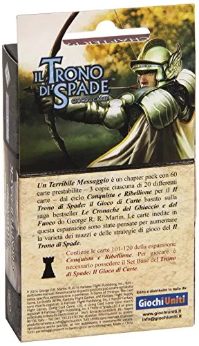 Giochi Uniti Il Trono di Spade LCG Un Terribile Messaggio 60 carte
