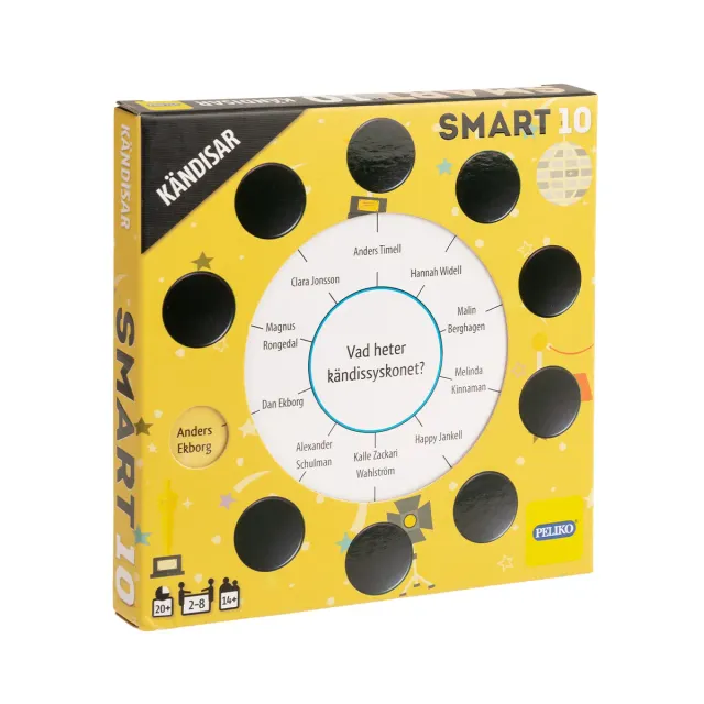 Peliko Smart10 Kandisar espansione quiz svedese celebrita