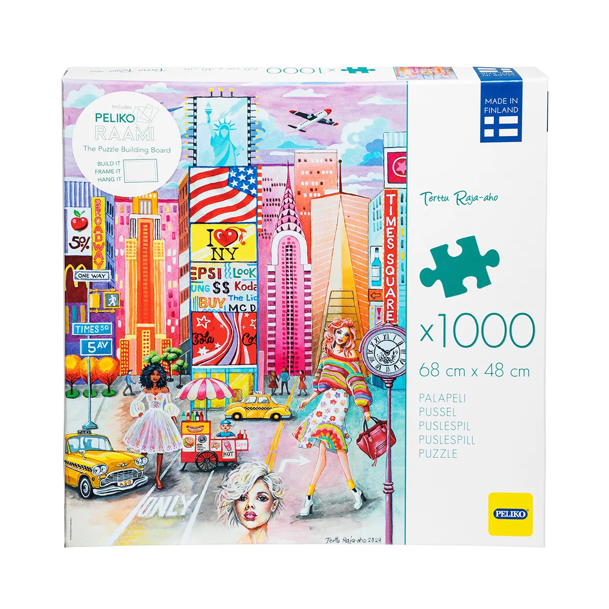 Peliko New York puzzle 1000 pezzi colorato