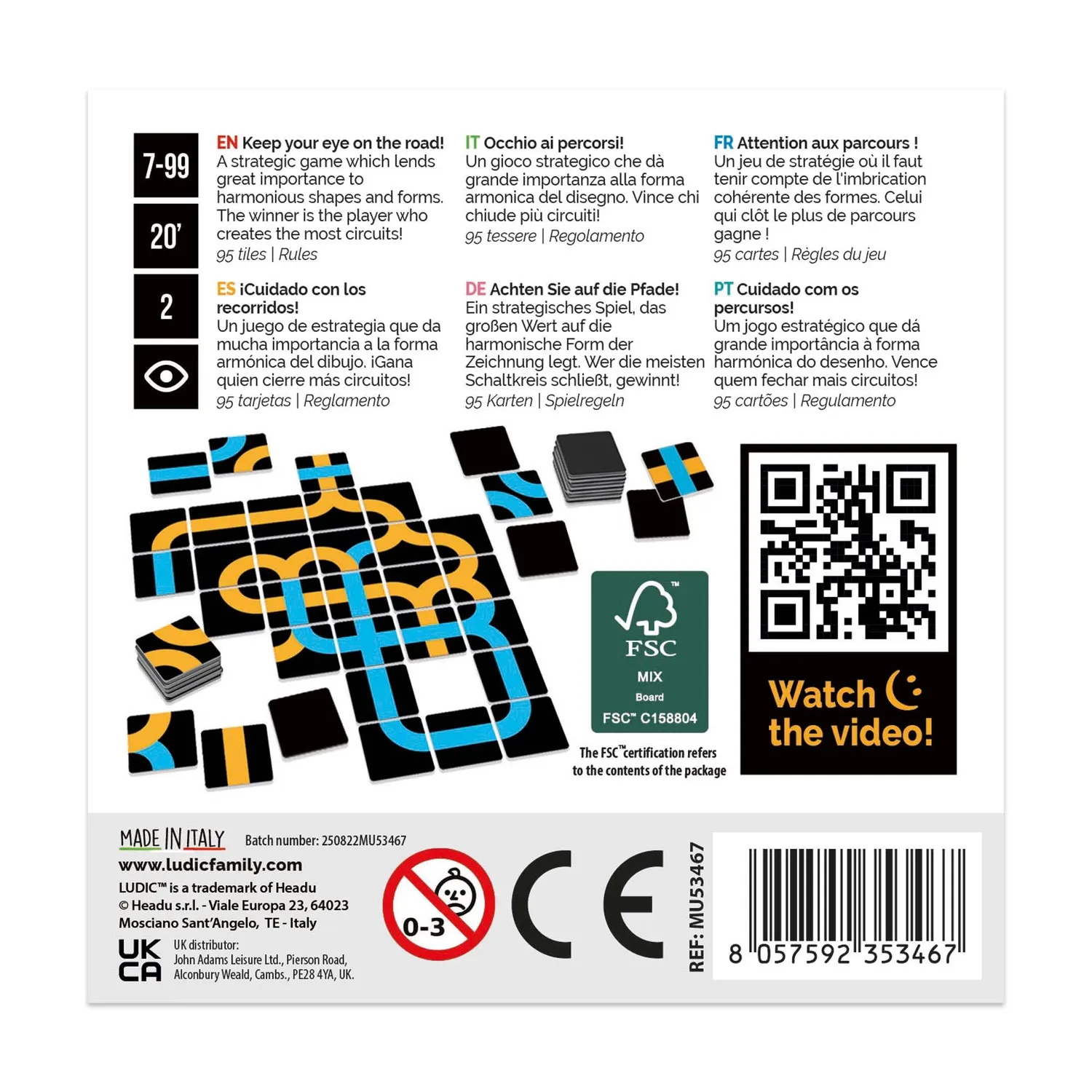 Ludic Crossroads Occhio ai Percorsi party game MU53467