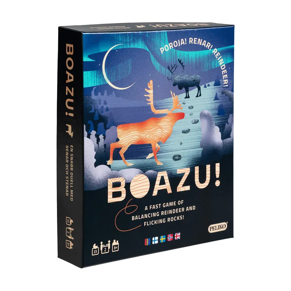 Peliko Boazu gioco da tavolo in legno 2 giocatori