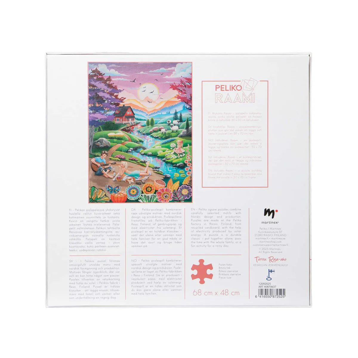 Peliko Kesäillan lemmenlaulu puzzle 1000 pezzi arte