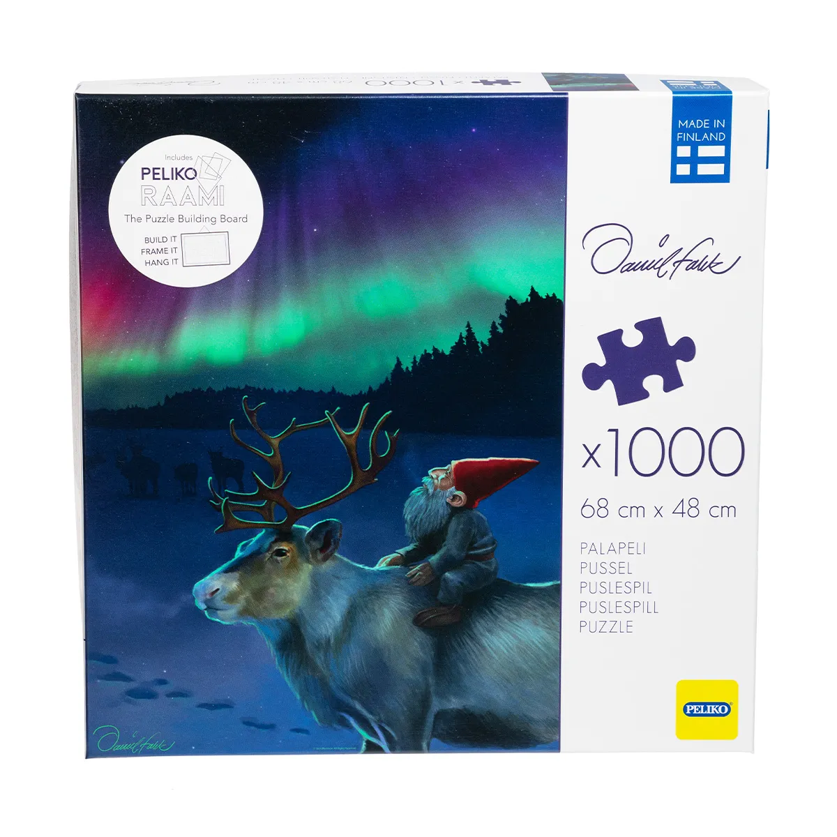 Peliko Daniel Falck Revontulet puzzle 1000 pezzi aurora boreale