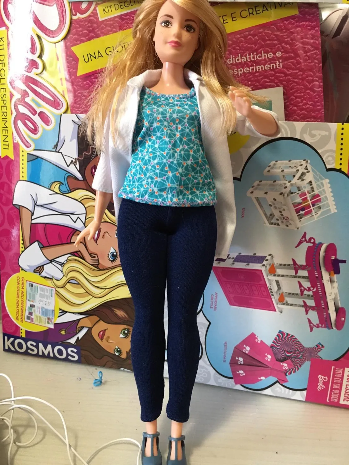 Giochi Uniti Barbie GU582 kit esperimenti Dreamhouse 7 accessori