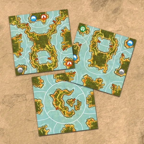 SD Games Akrotiri gioco tavolo mappe esplorazione 2 giocatori