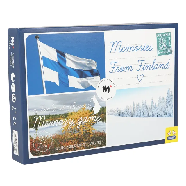 Peliko Suomi memory game 24 coppie Finlandia bambini