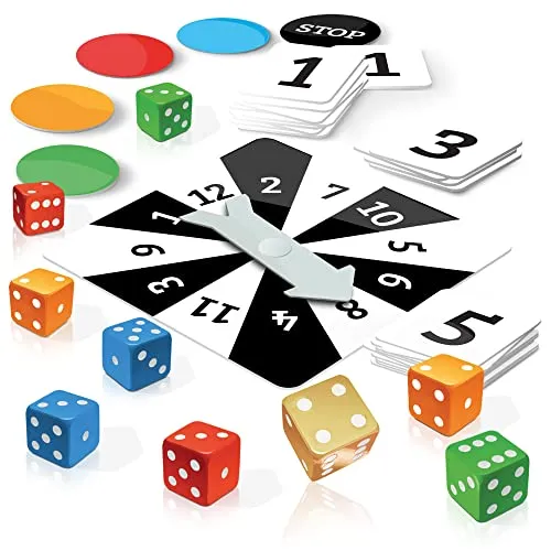 Ludic Nine Dice Calcoli e Velocità MU51173 gioco da tavolo veloce