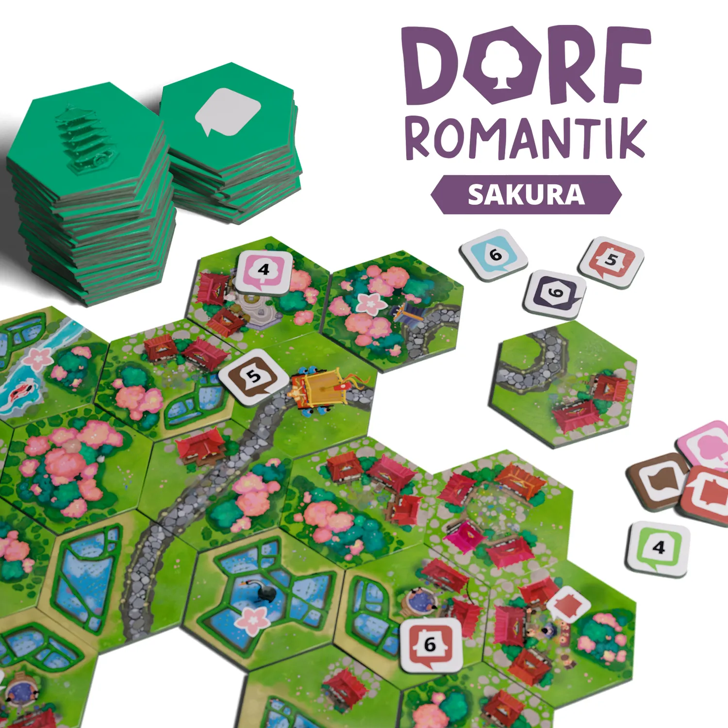 SD Games Dorfromantik Sakura gioco cooperativo Giappone