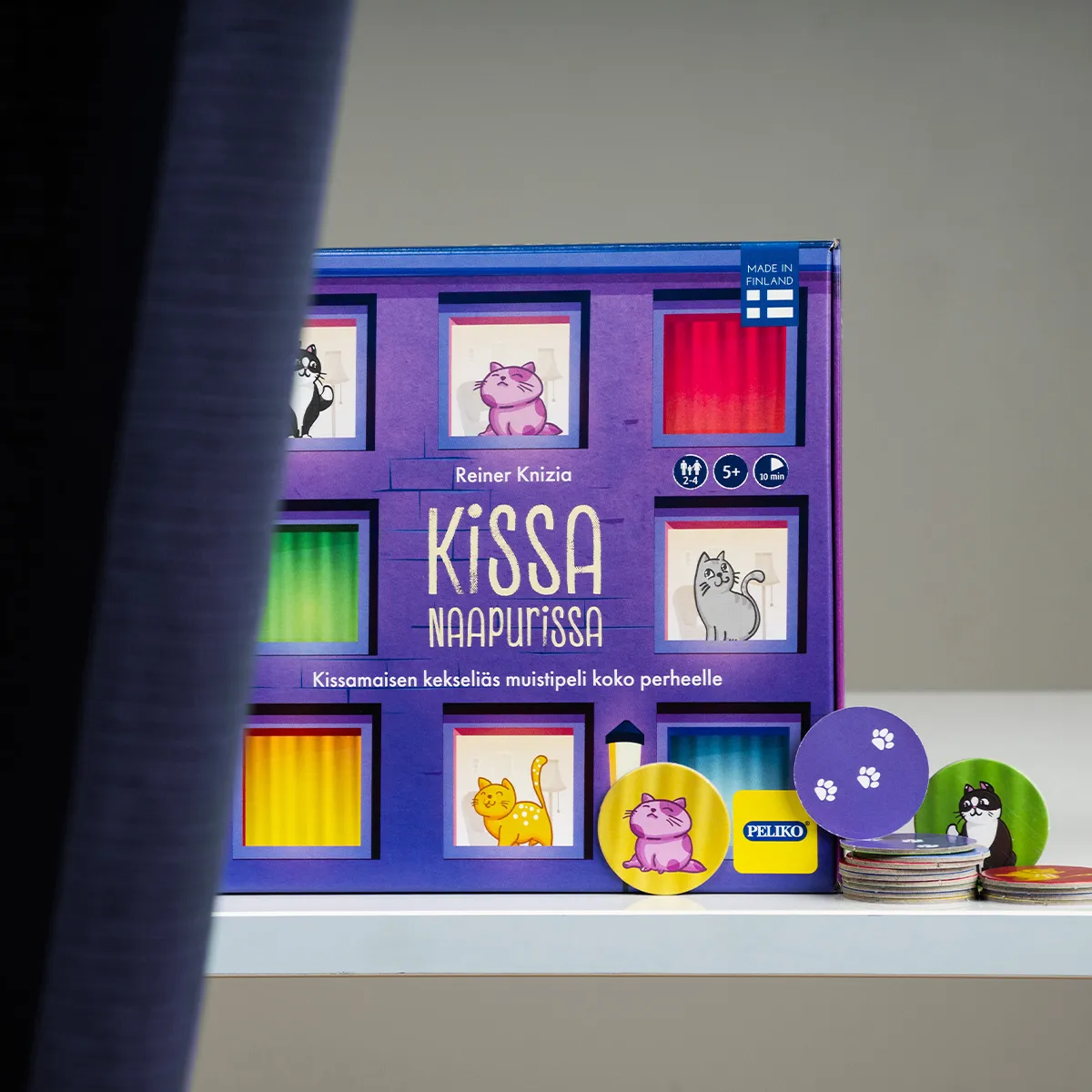 Peliko Kissa Naapurissa gioco di memoria bambini casa