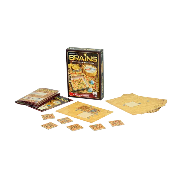 SD Games Brains Mappa del Tesoro puzzle 50 enigmi