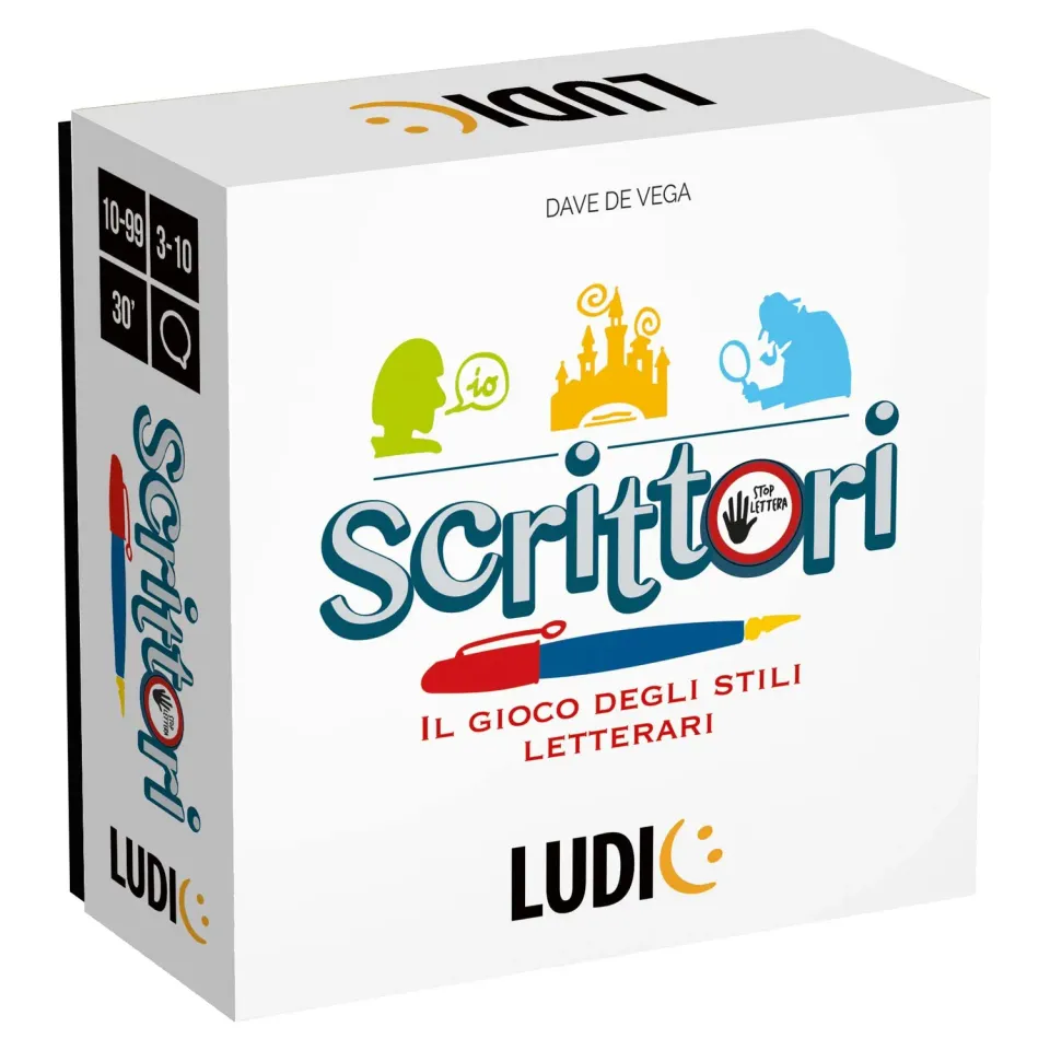 Ludic Scrittori IT55447 gioco società stili letterari 3-10