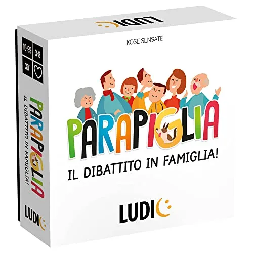 Ludic Parapiglia gioco di società dibattito famiglia 3-8 giocatori