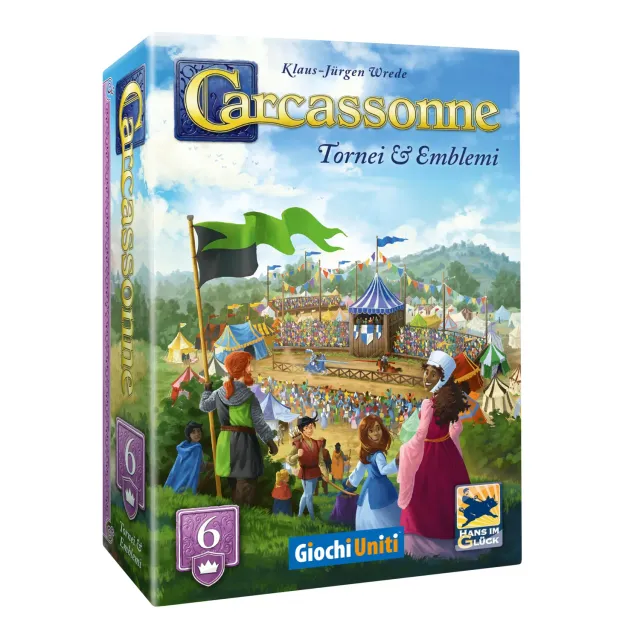 Giochi Uniti Carcassonne Tornei e Emblemi 6 espansione