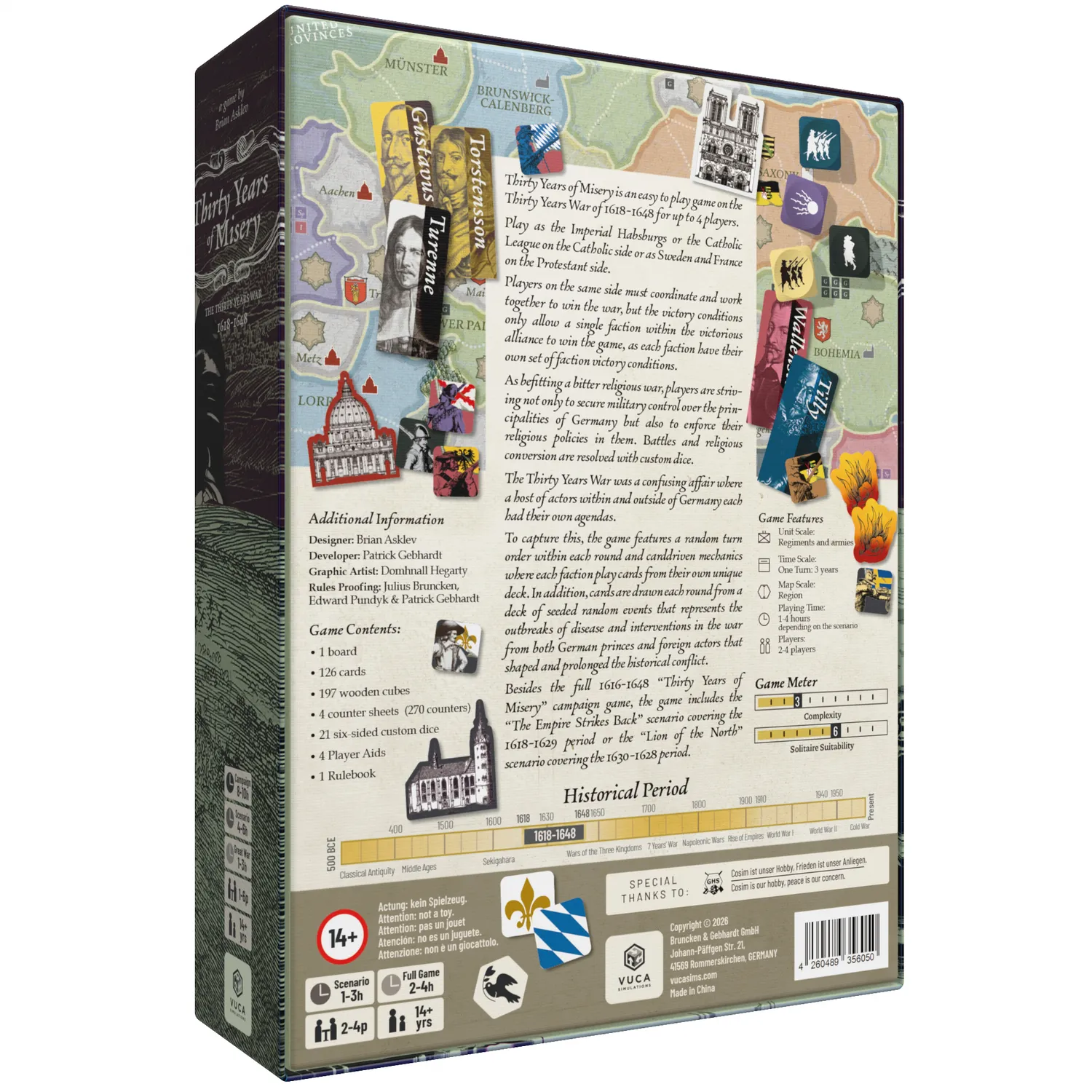 VUCA Thirty Years of Misery gioco strategico 1618-1648