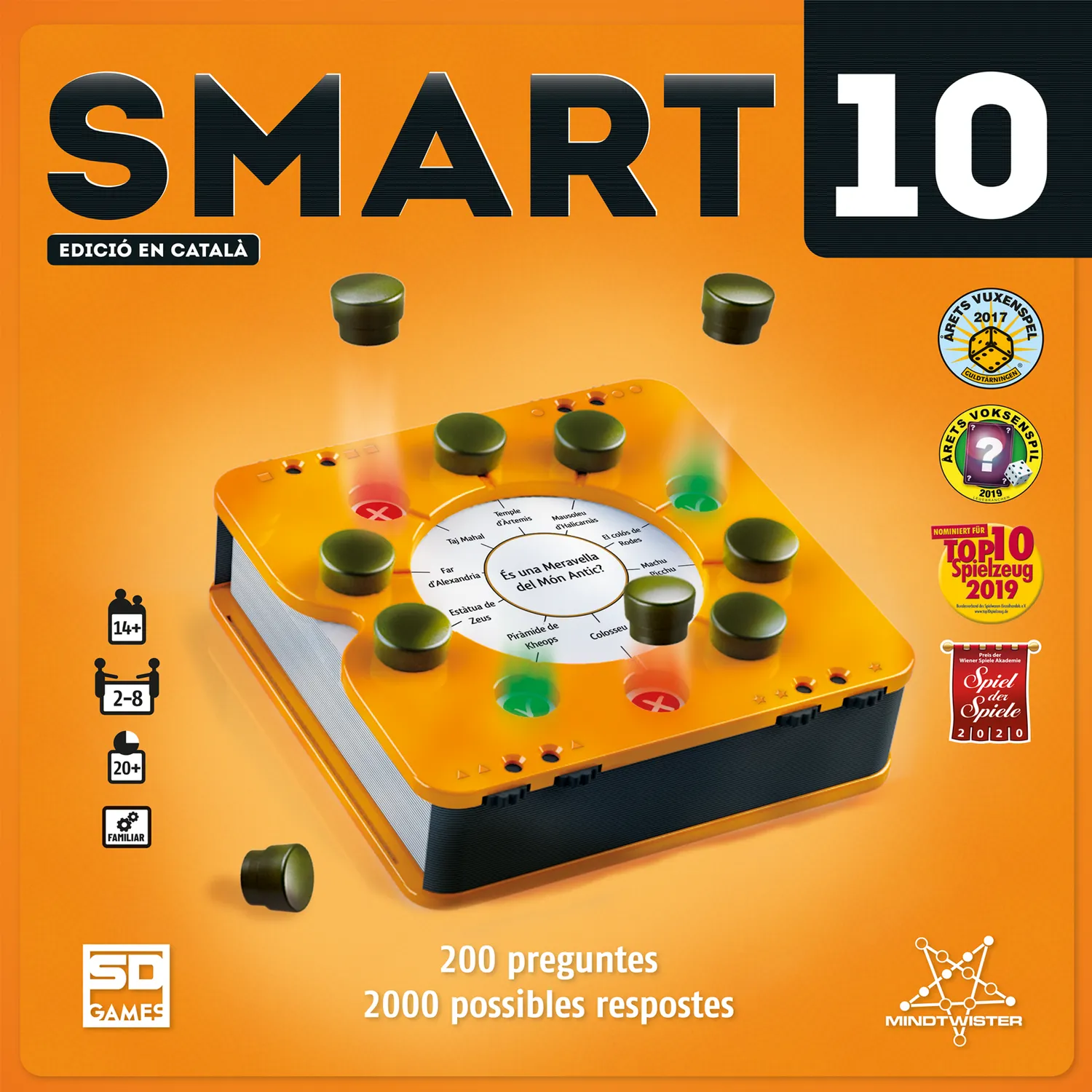 SD Games Smart 10 Edizione Catalana gioco quiz portatile