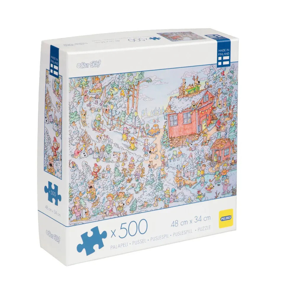Peliko Oskar Eklöf Talvi puzzle 500 pezzi inverno
