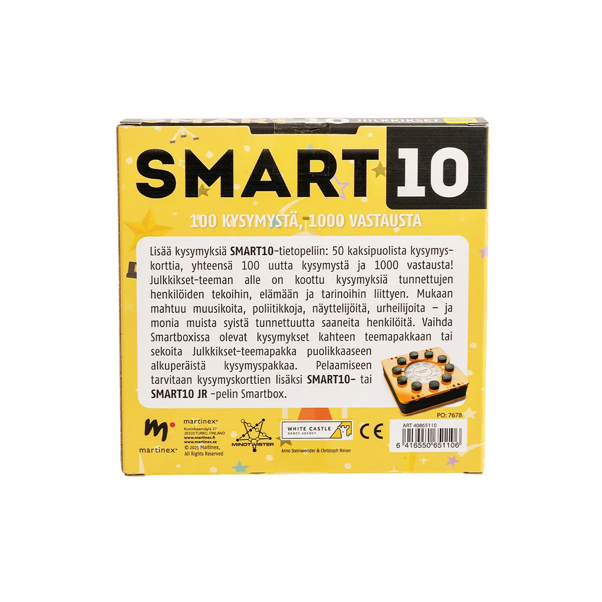 Peliko Smart10 Julkkikset espansione quiz VIP