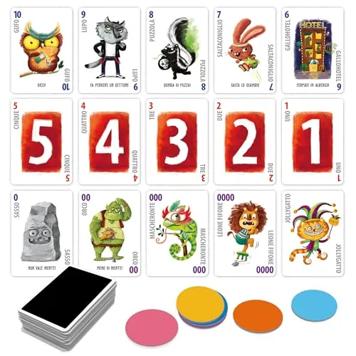 Ludic Dieci gioco di società per famiglia 4-12 giocatori
