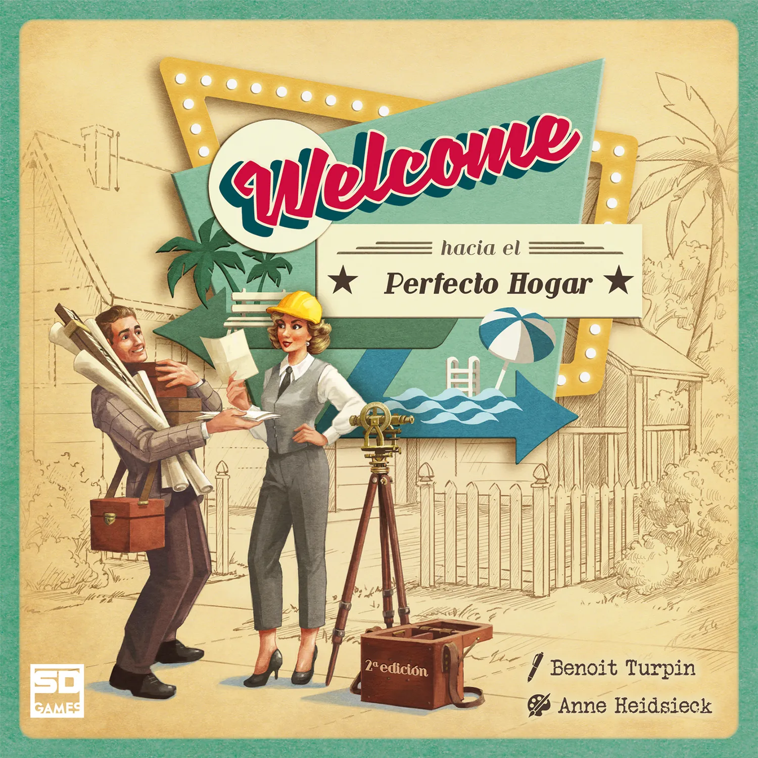 SD Games Welcome Seconda Edizione gioco flip and write