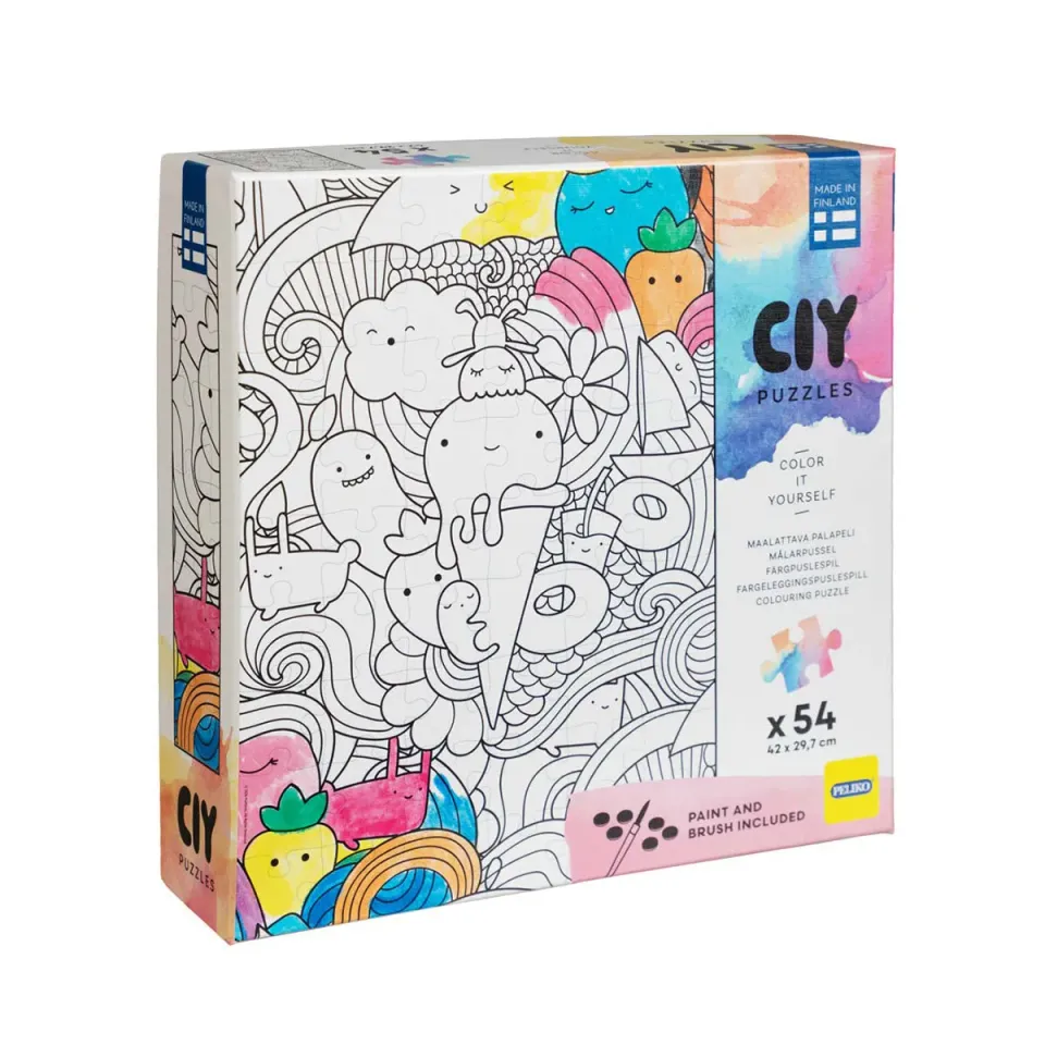 Peliko CIY Jäätelö puzzle 54 pezzi con acquerelli