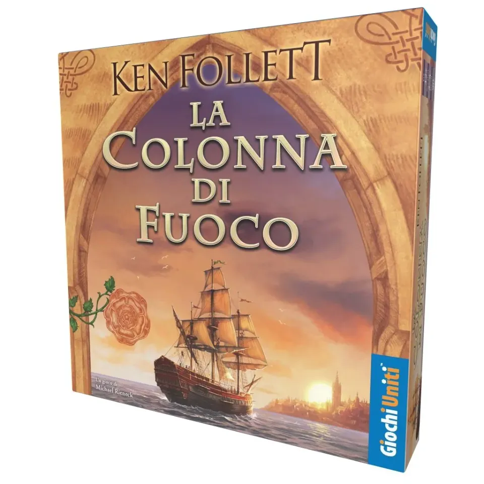 Giochi Uniti La Colonna di Fuoco gioco da tavolo italiano Ken Follett