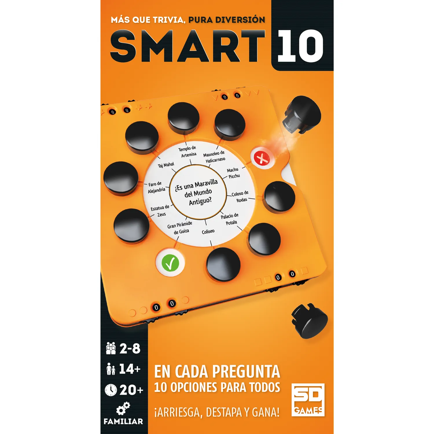 SD Games Smart 10 gioco quiz 200 domande portatile