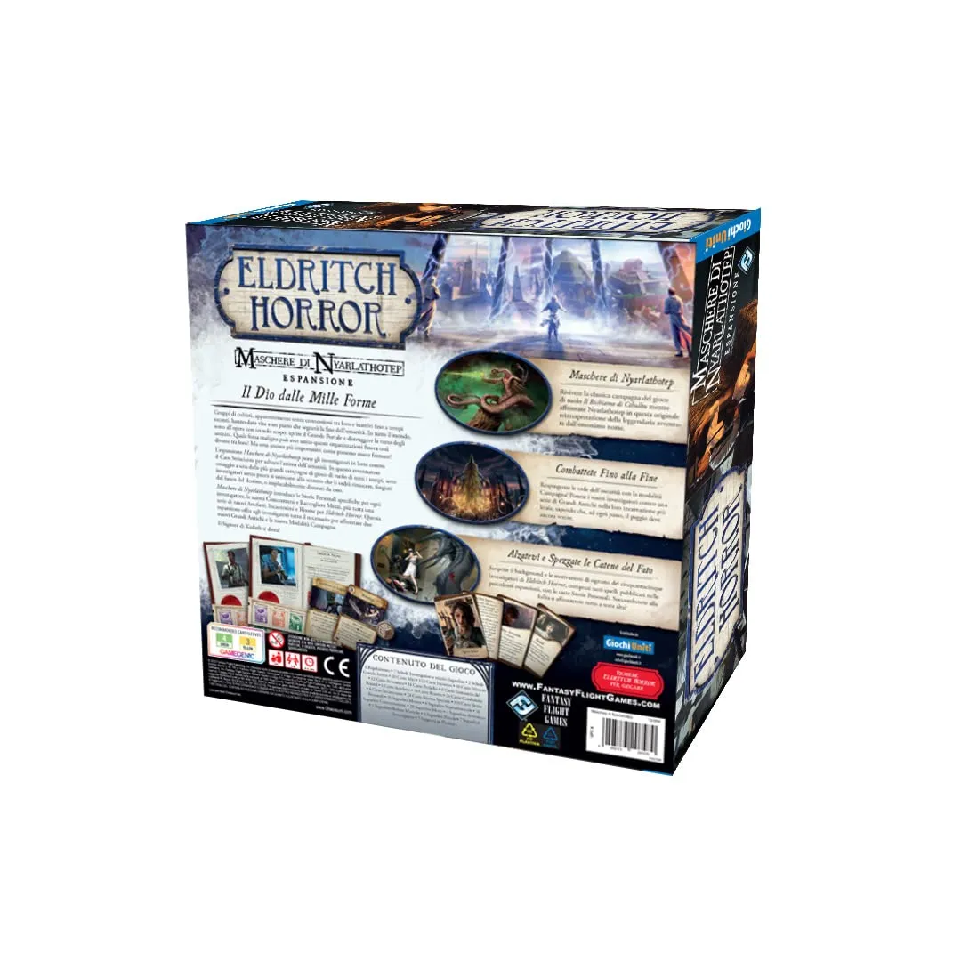 Giochi Uniti Eldritch Horror Maschere di Nyarlathotep espansione