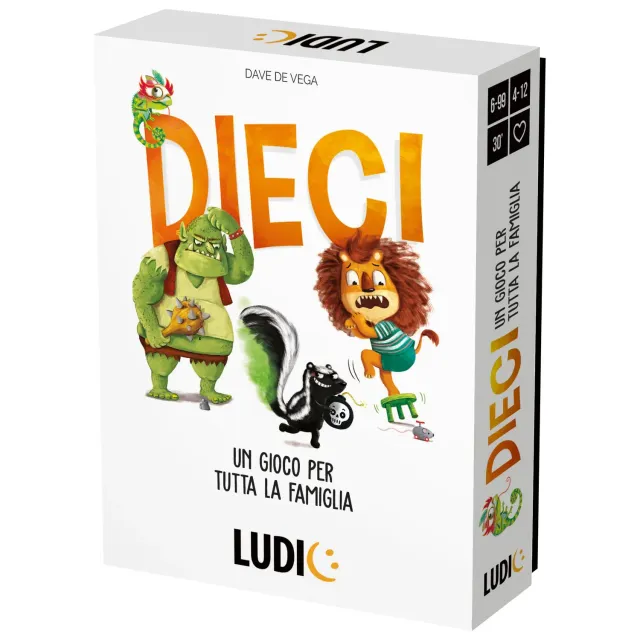 Ludic Dieci gioco di società per famiglia 4-12 giocatori