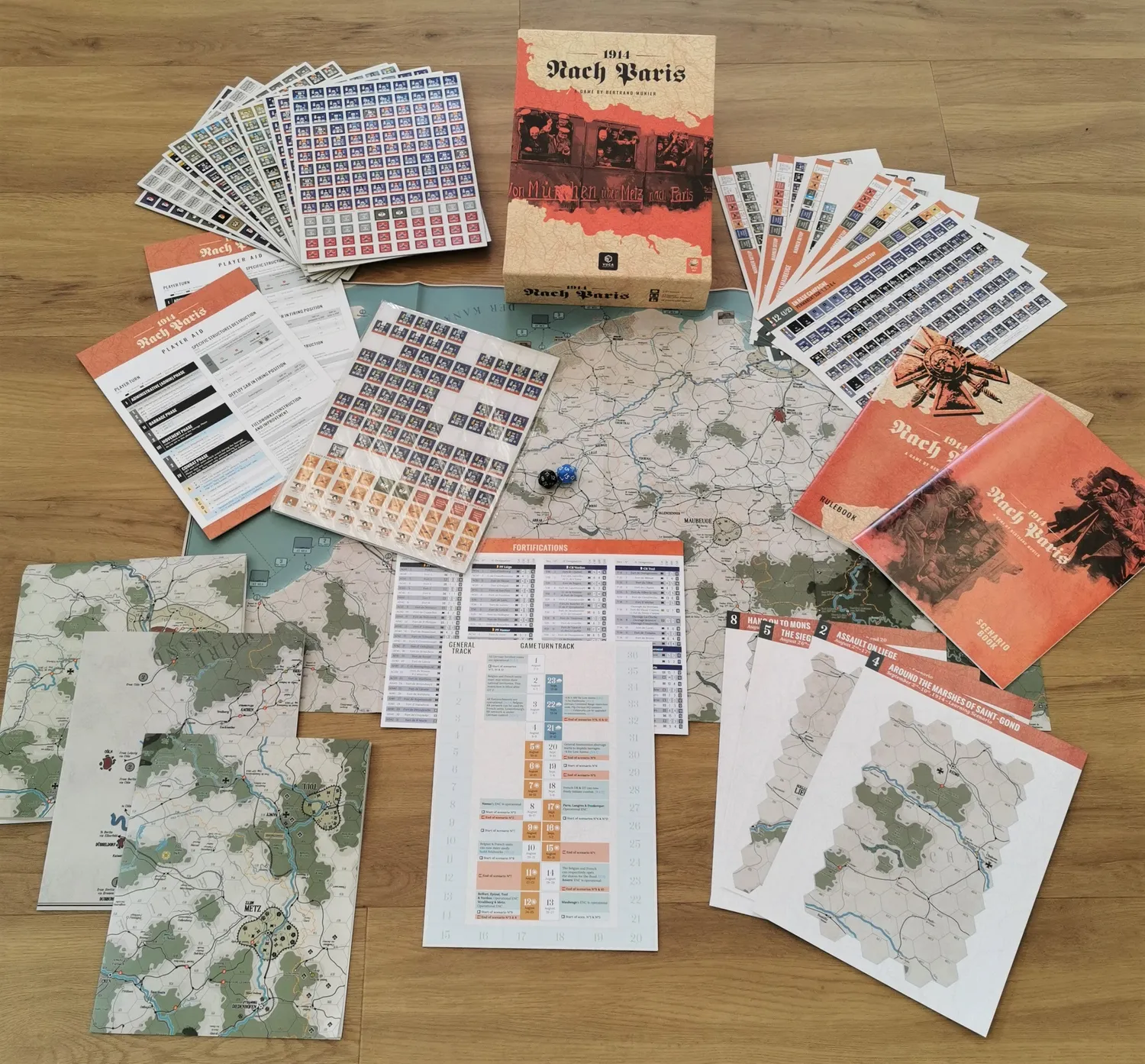 VUCA Simulations 1914 Nach Paris wargame Prima guerra mondiale