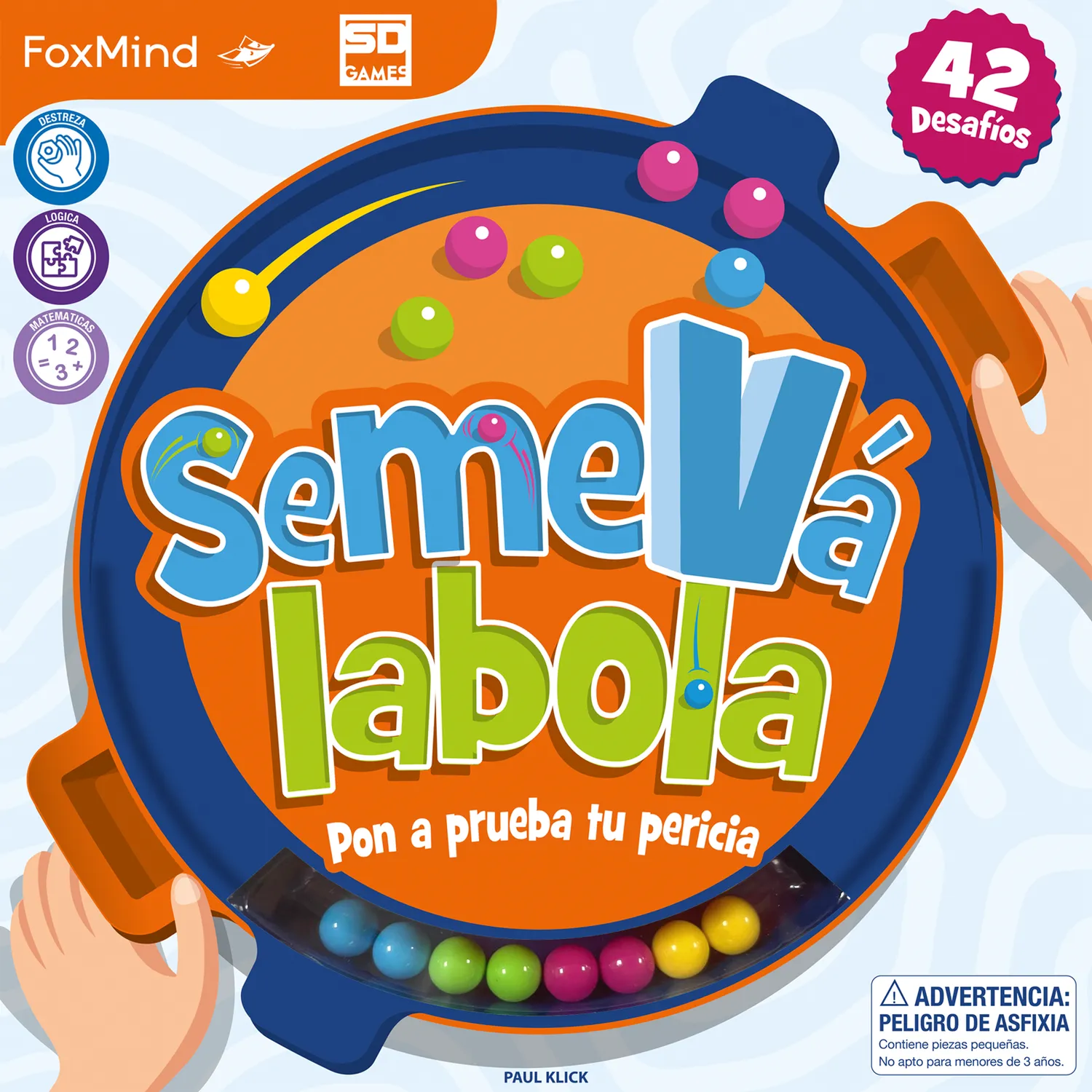 SD Games SemeVá Labola gioco da tavolo destrezza biglie