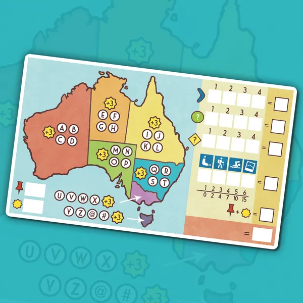 SD Games Boomerang Australia gioco da tavolo viaggi