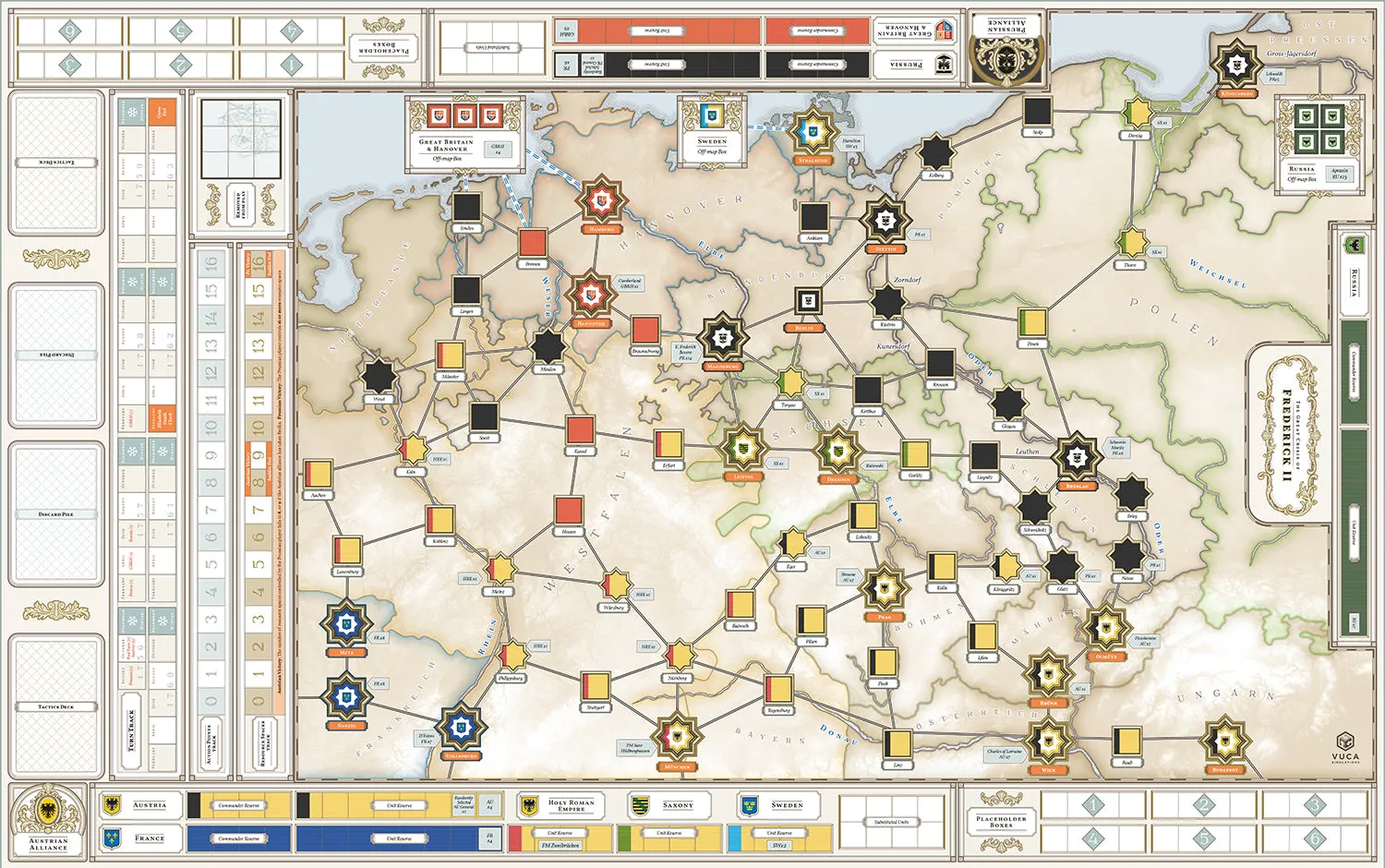 VUCA The Great Crisis of Frederick II gioco Sette Anni