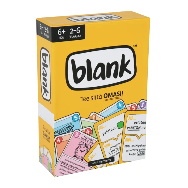 Peliko Blank gioco di carte personalizzabile finlandese