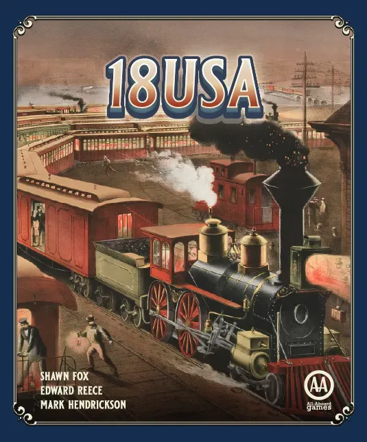 All-Aboard Games 18USA Full Game gioco da tavolo completo USA