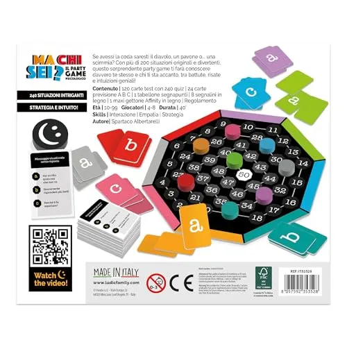 Ludic Ma Chi Sei IT53528 gioco società psicologico 4-8 giocatori