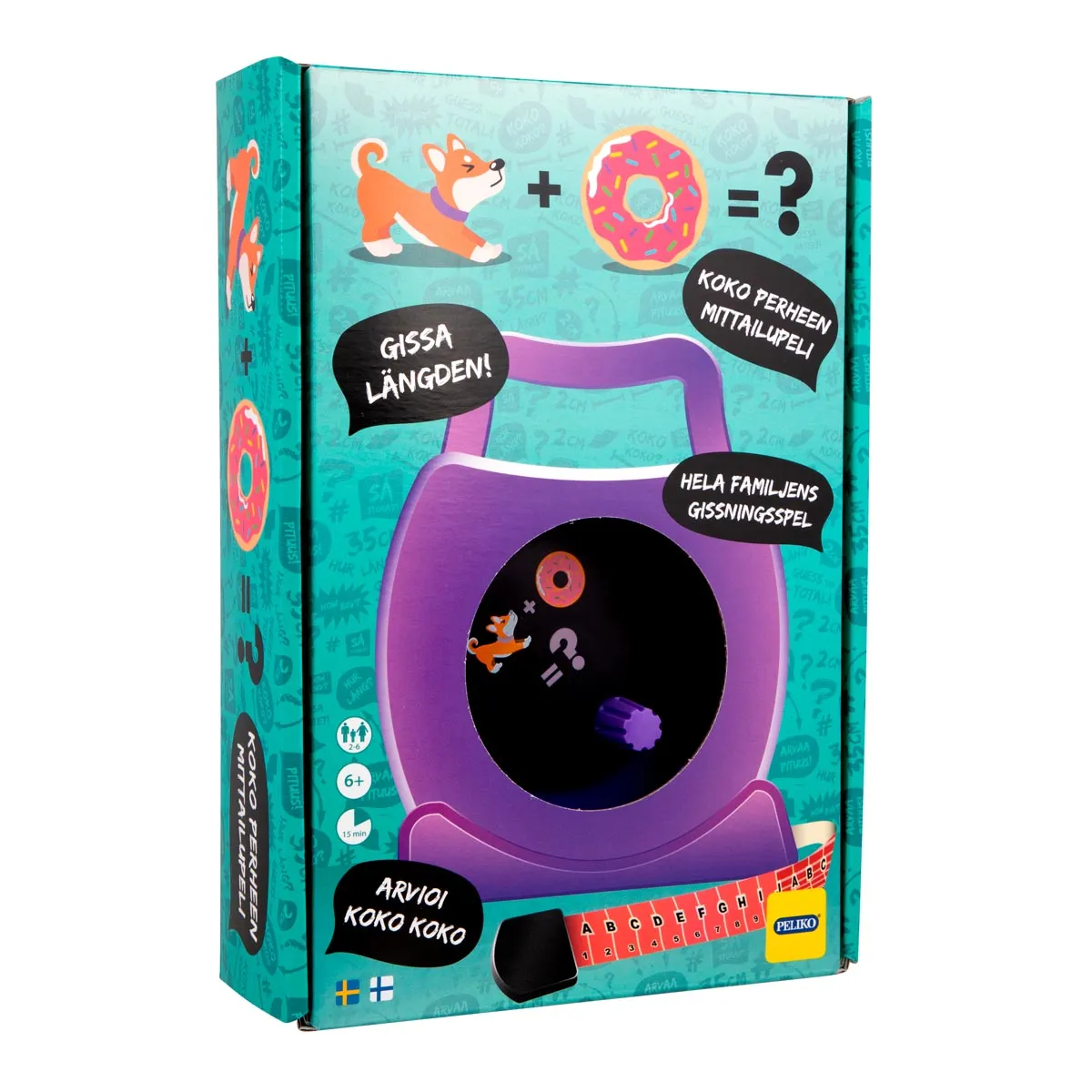 Peliko Koira Donitsi gioco da tavolo indovina le misure
