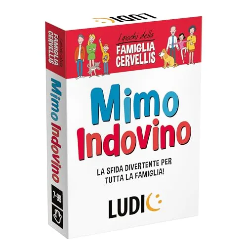 Ludic Famiglia Cervellis Mimo Indovino gioco di carte famiglia