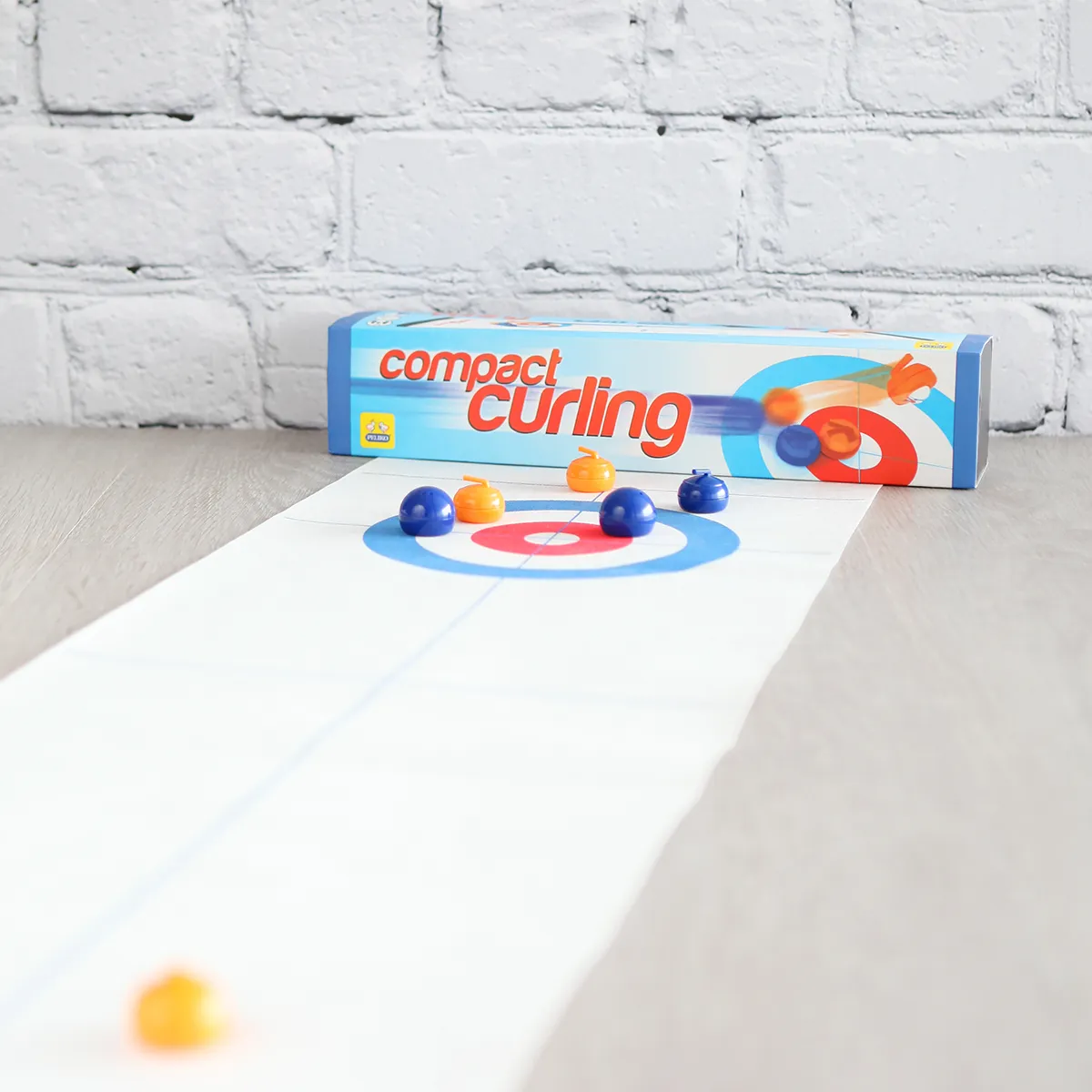 Peliko Compact Curling gioco da tavolo pista 1 m