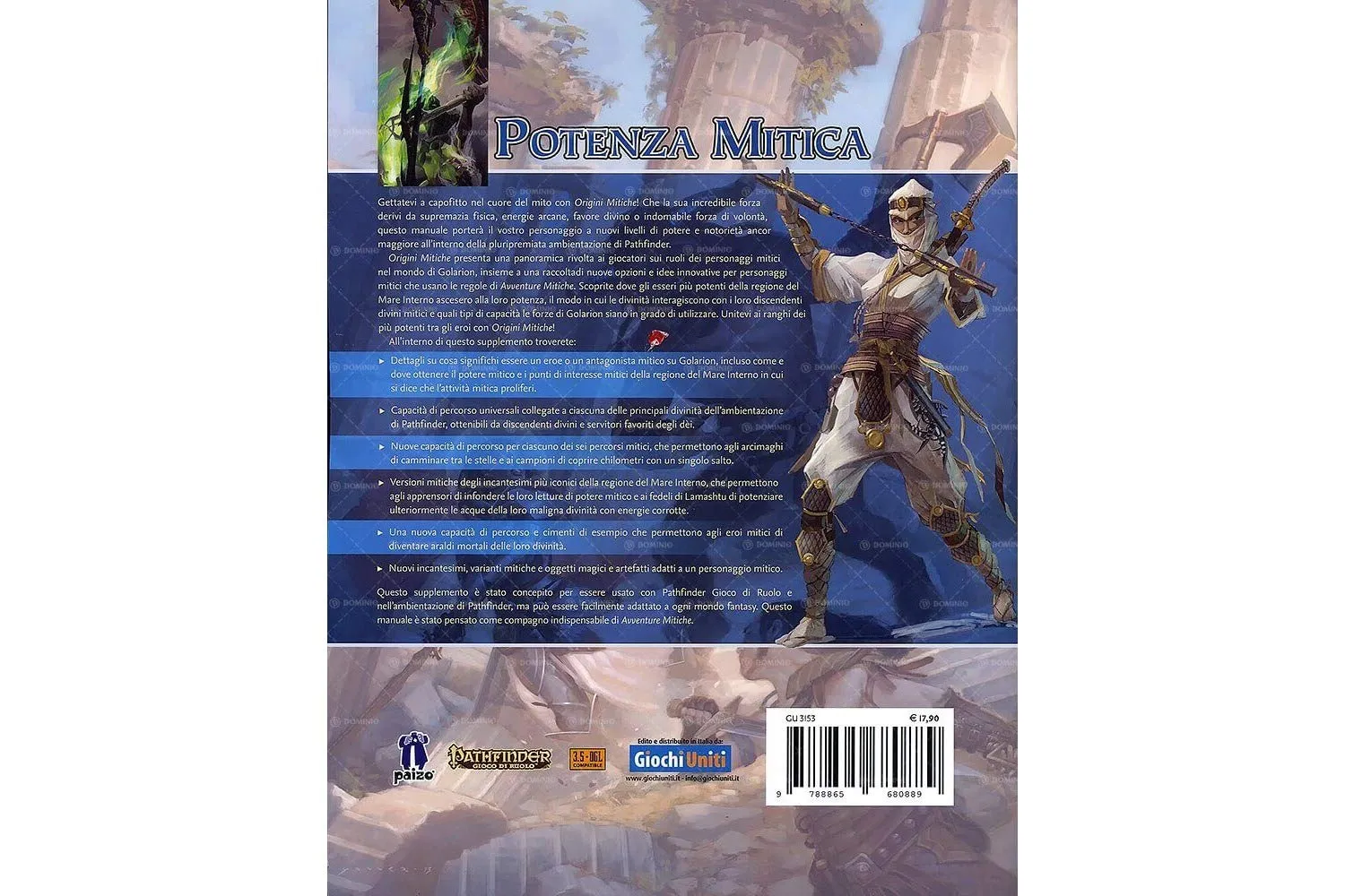 Giochi Uniti Pathfinder Origini Mitiche Manuale GDR Mitico