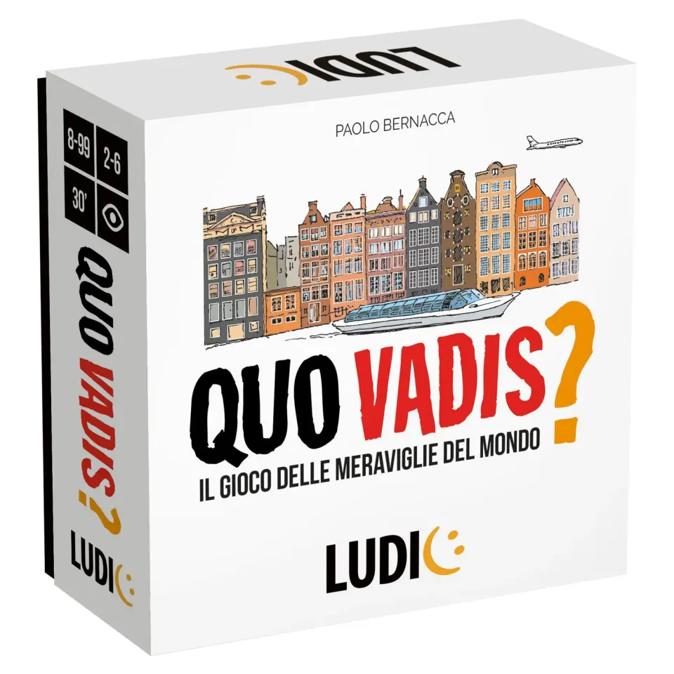Ludic Quo Vadis gioco di società 2-6 giocatori memoria