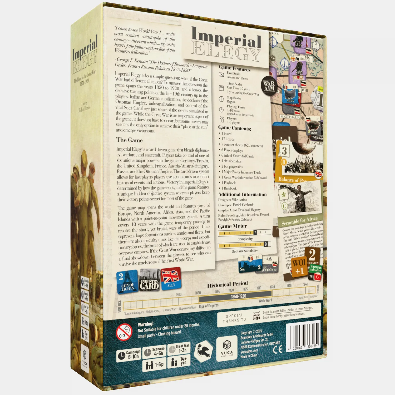 VUCA Simulations Imperial Elegy gioco strategico 1850-1920