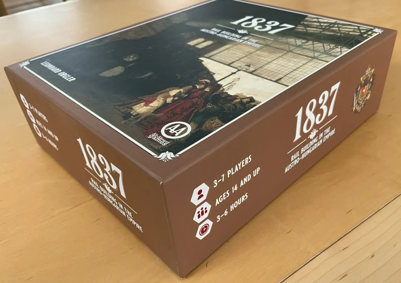 All-Aboard Games 1837 gioco da tavolo ferrovie austro-ungariche