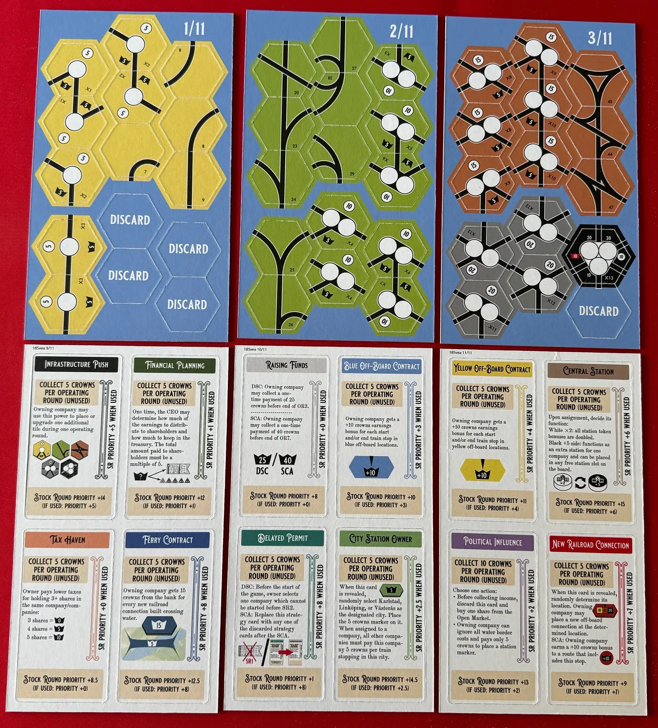 All-Aboard Games 18Svea micro gioco da tavolo 2-3 giocatori
