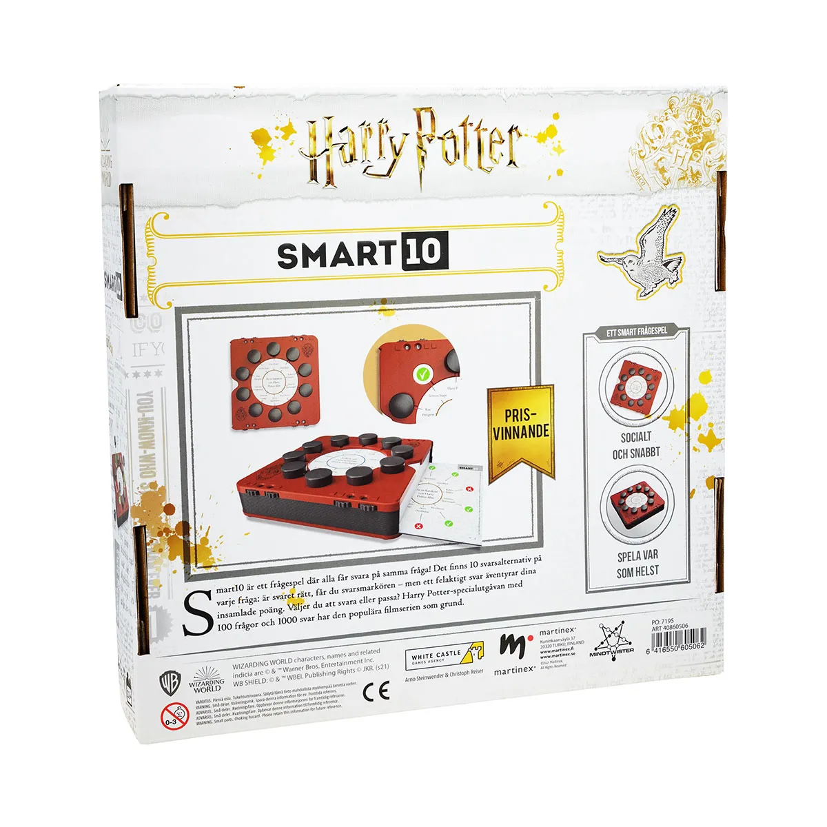 Peliko Smart10 Harry Potter gioco quiz svedese