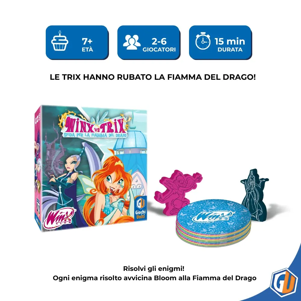 Giochi Uniti Winx vs Trix Sfida Fiamma del Drago gioco italiano